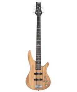 5 String Bass Guitar | Full Size, Burlywood Color with Bag Strap, Pick Connector, Wrench