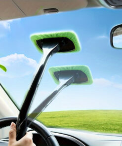 1pc Easy to grip long handle car windshield cleaner - easy to protect and brighten your windows