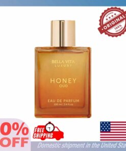 100ML Original Bella Vita Luxury Honey Oud Eau De Parfum Arabian Women's Perfume Cologne Long-Lasting Unisex Fragrance Makeup