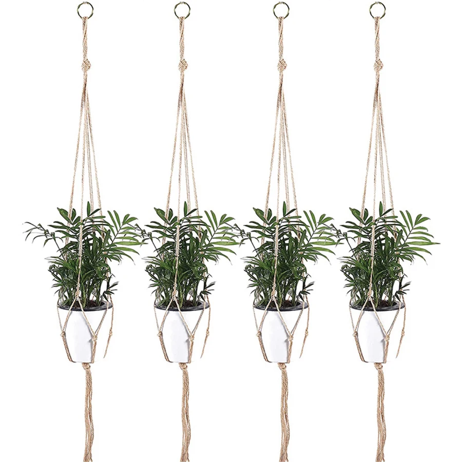 Plant Hanger Rope After Balcony Accessories Hanging Flowerbed Pot Garden Decorations Pots for Plants Suspension Flower Flowerpot