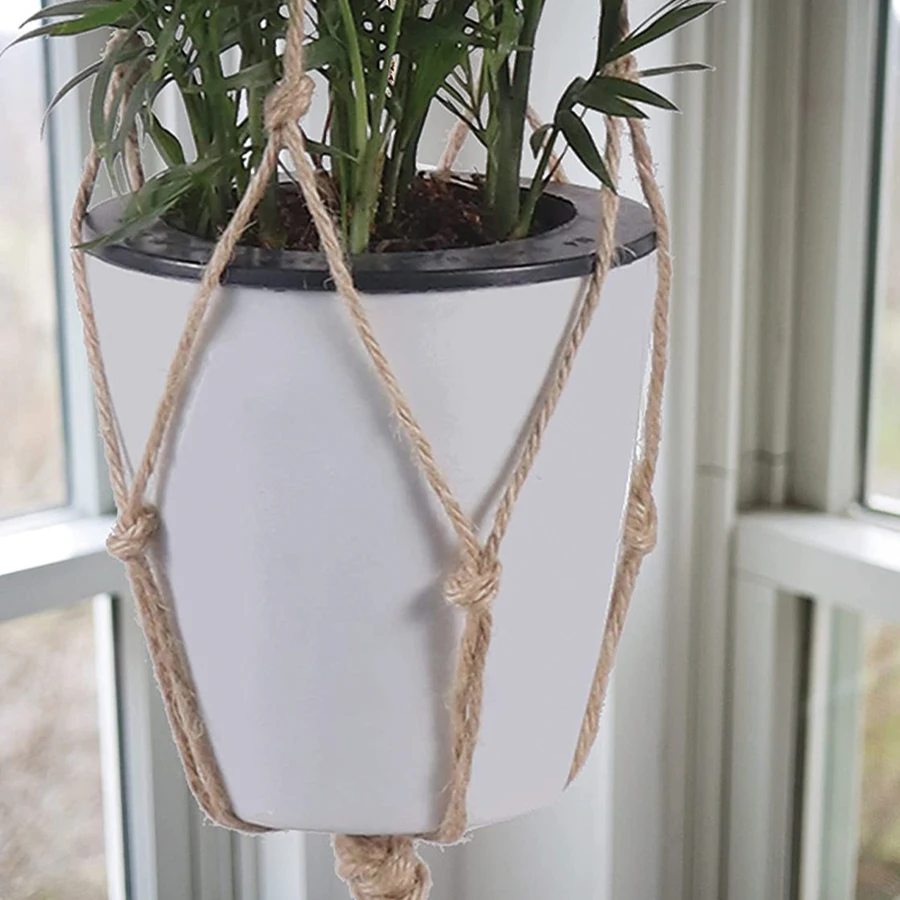 Plant Hanger Rope After Balcony Accessories Hanging Flowerbed Pot Garden Decorations Pots for Plants Suspension Flower Flowerpot