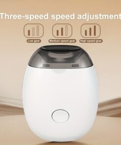 3-Speed Electric Nail Clipper with USB- Rechargeable Lithium Battery, Low-Noise Motor & Flashlight - Portable Manicure Tool Suitable for Home & Travel, Nail Trimmer