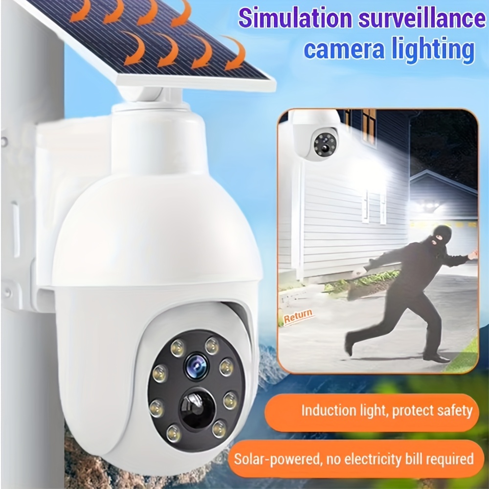 A Solar-Powered Safety Light That Features a Motion Sensor, Illuminating When It Detects Movement. It Is Not a Camera And Lacks Any Camera Capabilities, Making It Ideal for Nighttime Warning Purposes