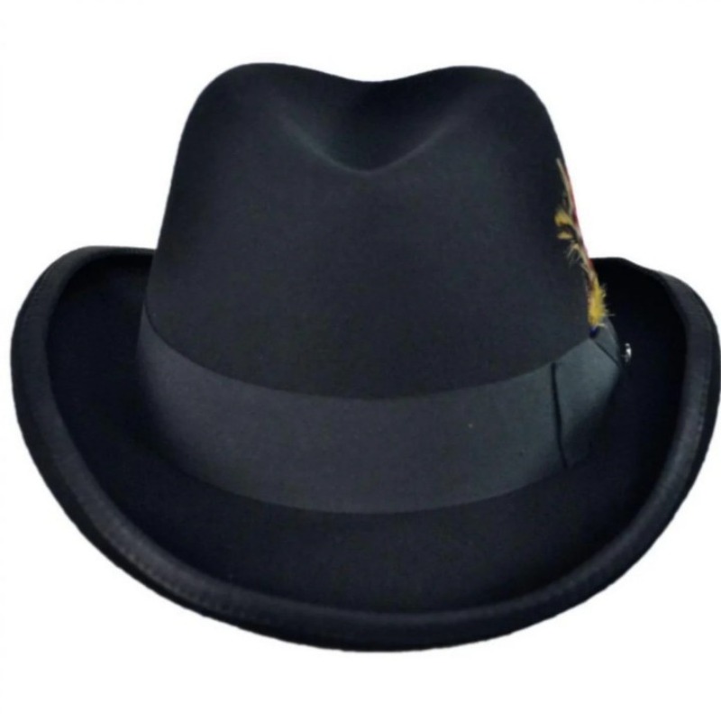 Fashion Hot-selling Pure Top Hat | Bow Ribbon Felt Hat, Pork Pie Small Hat, Tweed, British Men and Women Jazz Hat, Outdoor Sports Hat